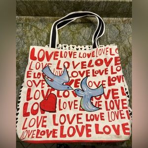 Brighton canvas tote bag